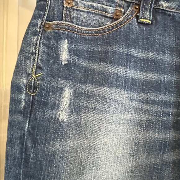 Lucky Brand Distressed Lola Skinny Jeans, Size 6 (28) - Picture 3 of 15